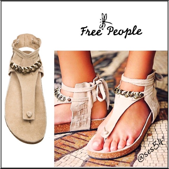 Free People Shoes - Free People Boho Collins Footbed suede sandals